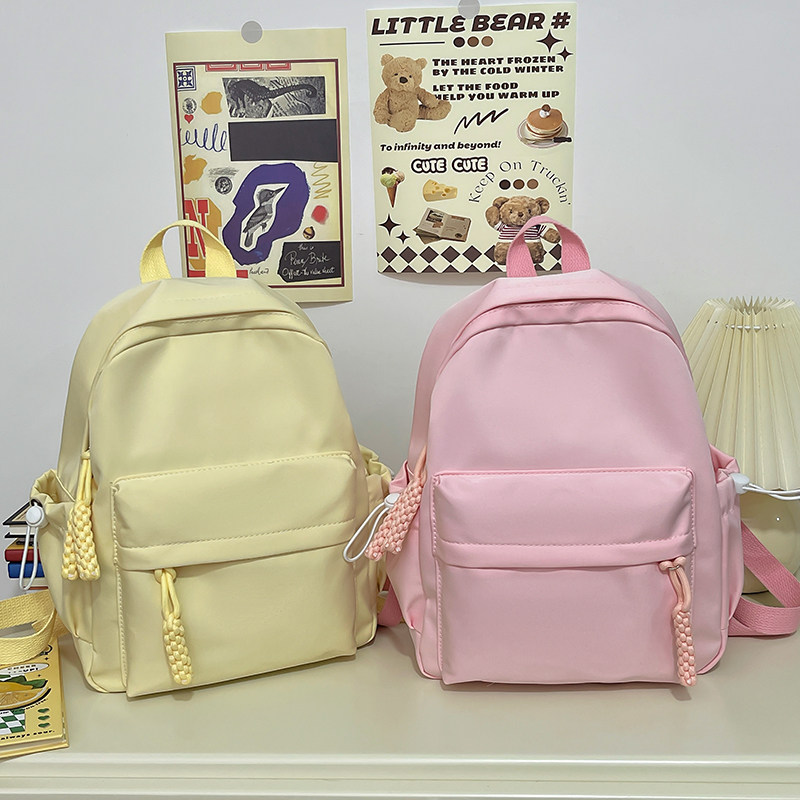 韩版女童时尚可爱旅游背包小学生中大童补课双肩包儿童春游包包潮