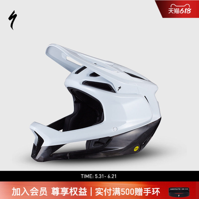 SPECIALIZED闪电 GAMBIT 碳纤维外壳透气通风山地自行车骑行头盔