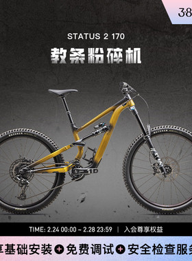 SPECIALIZED闪电 STATUS 170 2 ZERO 林道铝合金全避震山地自行车