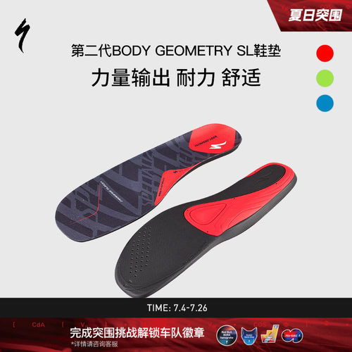 SPECIALIZED闪电自行车锁鞋鞋垫