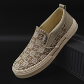 帆布鞋 青年布鞋 男休闲透气一脚蹬懒人鞋 春秋季 百搭低帮板鞋 新款