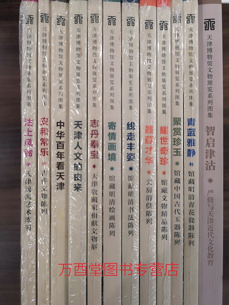 【全12册】天津博物馆文物展览系列图集 青蓝雅静聚赏珍玉耀世奇珍器蕴才华沽上风物安和常乐志丹奉宝线走丰姿 人文的由来寄情画境