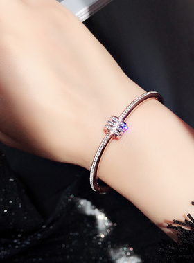 钛钢韩版超闪手环网红同款不掉色