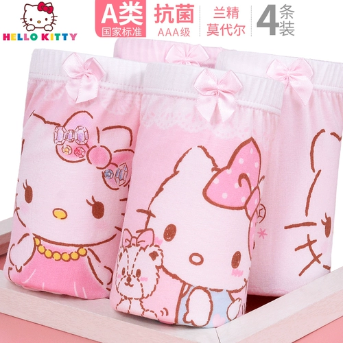 Hello kitty, трусы, антибактериальные детские шорты, штаны, нижнее белье, подходит для подростков