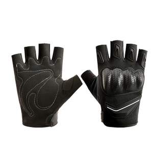 战术半指手套春夏季男款防摔搏击格斗运动机车骑行透气防滑摩托车