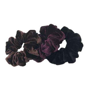 简约细绒布发圈时尚高弹力发绳扎头发皮筋气质女头饰韩国发饰头绳