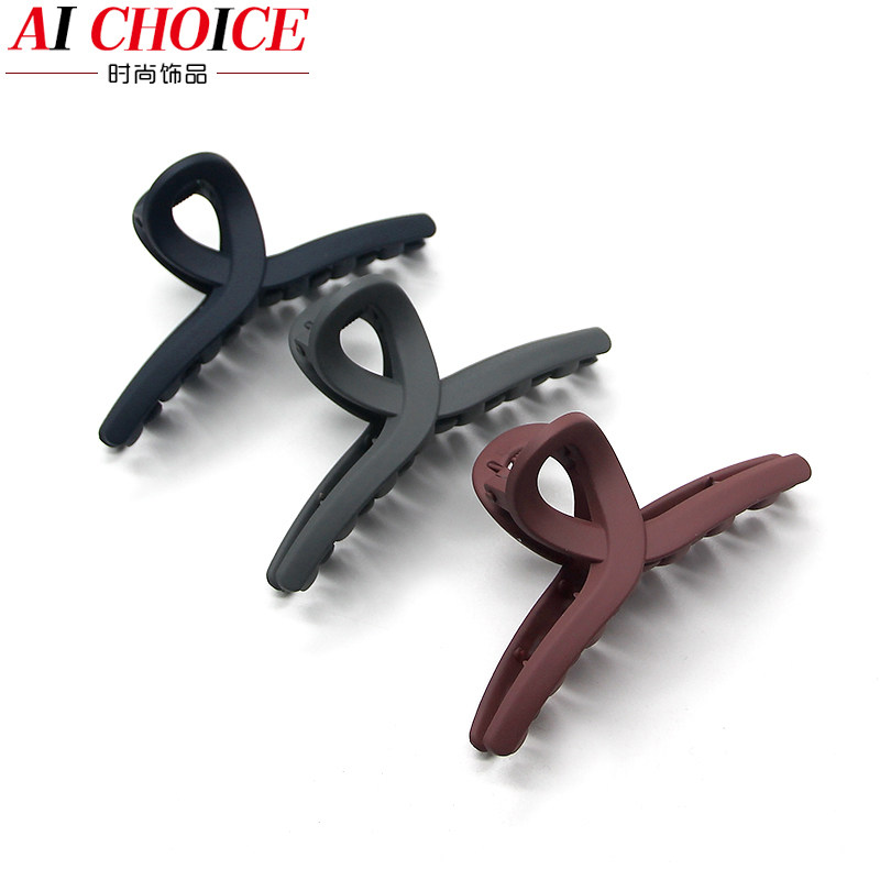 抓夹大号简约加厚磨砂发抓发饰