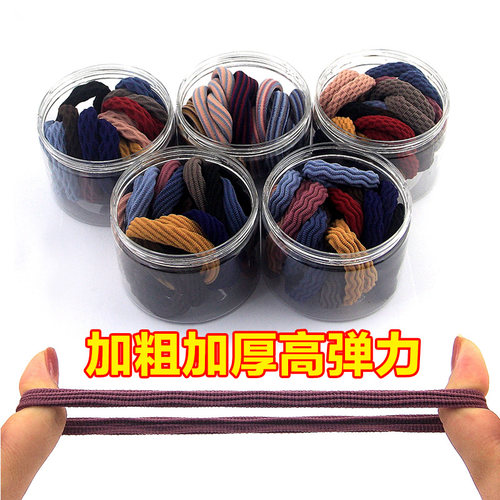 皮筋韩国头饰黑色发绳高弹力
