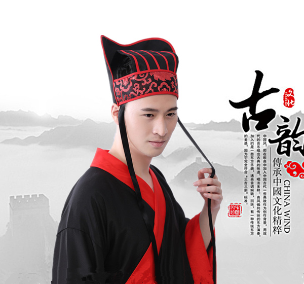 魏晋梁冠五梁进贤冠国风古代春秋战国秦汉三国大臣官帽祭祀服装帽