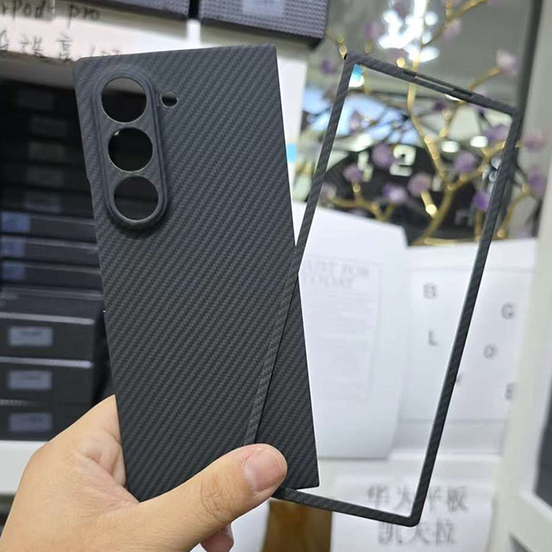适用三星Z Fold 6 7凯夫拉碳纤维手机壳Fold6折叠防摔防刮防爆超薄芳纶Fold7保护套