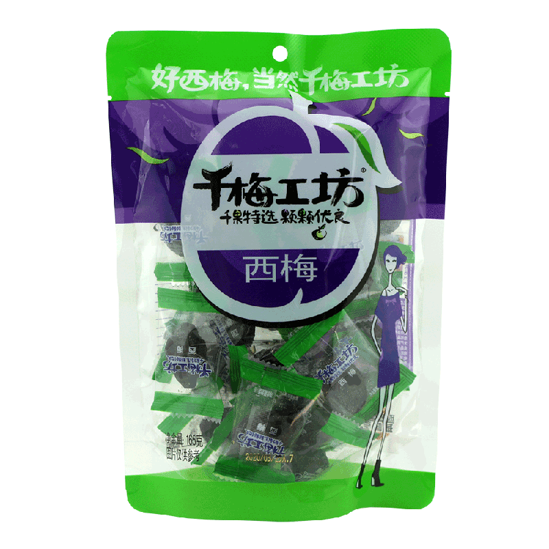 华味亨千梅工坊酸甜西梅蜜饯果脯果干【华味亨西梅袋装165g/袋】