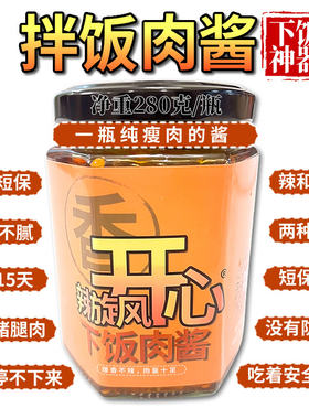 新品下饭肉酱一瓶纯瘦肉的酱
