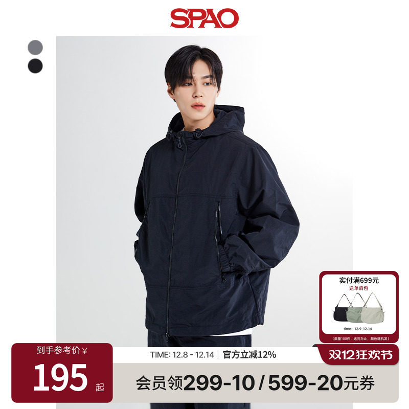 SPAO冬季新品男士夹克外套