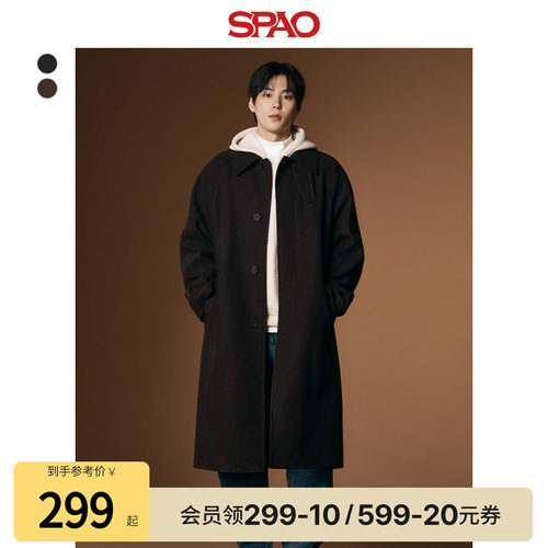 SPAO冬季毛呢大衣外套