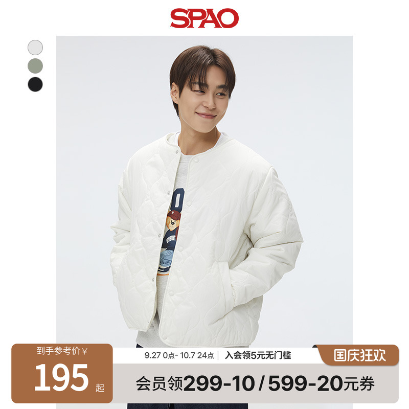 SPAO春季新品圆领外套