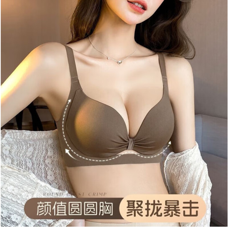 维多利亚内衣女无痕聚拢小胸显大收副乳胸罩无钢圈文胸套装三芝行