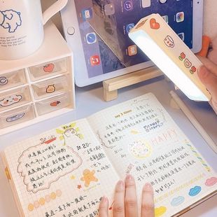 磁吸创意小夜灯家用宿舍卧室床头灯护眼led台灯可充电式睡眠灯