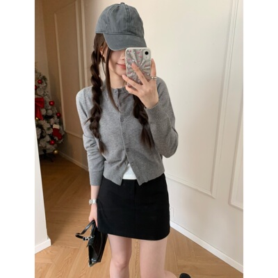 设计感包臀a字气质显高韩系短裙