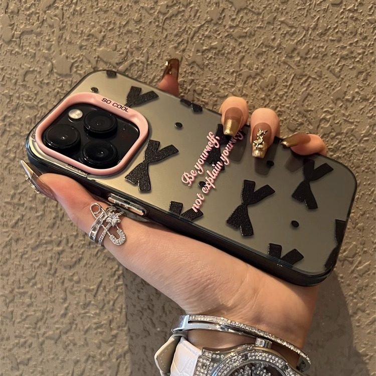 小清新蝴蝶结适用苹果系列手机壳