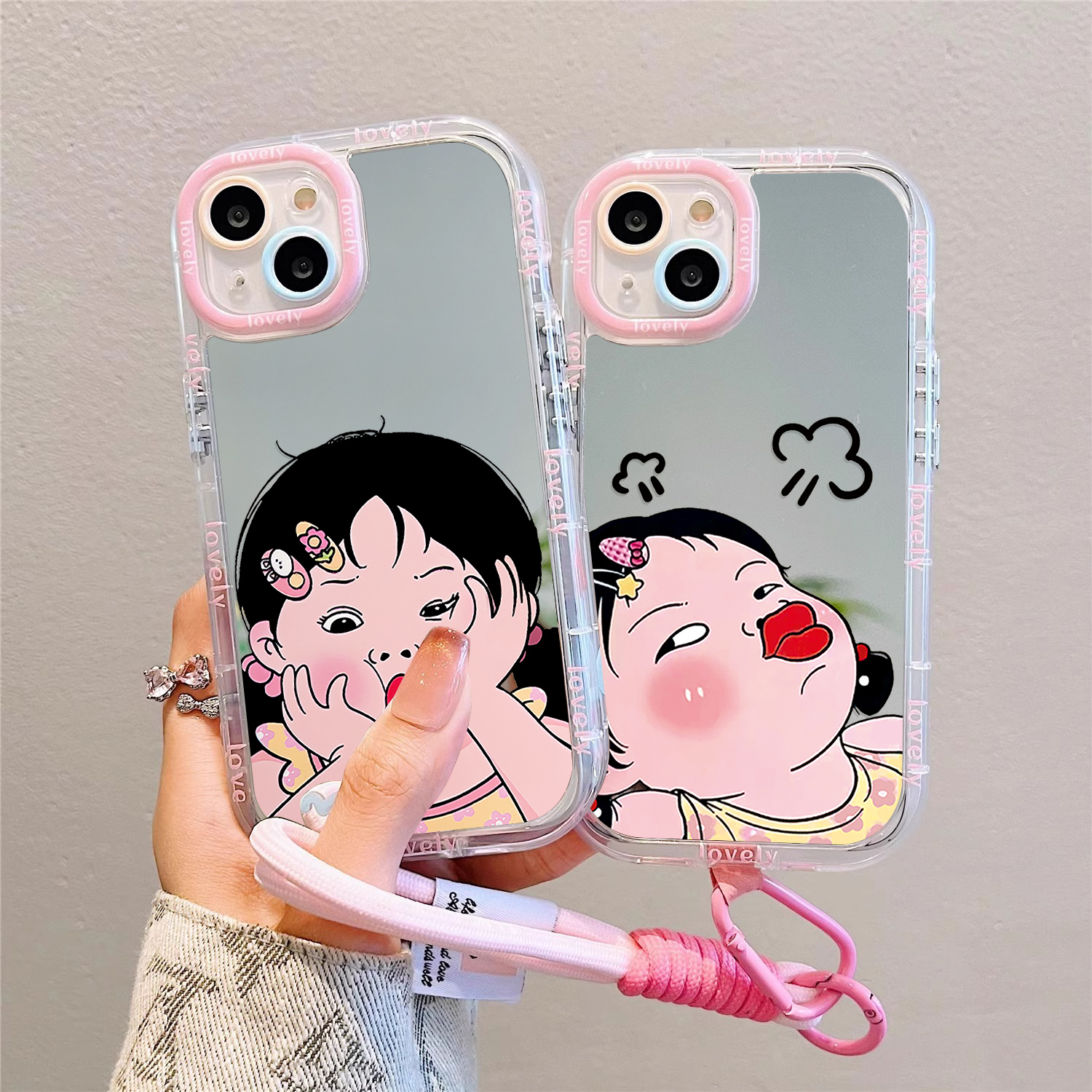 卡通爆款女孩苹果15/14/13/12