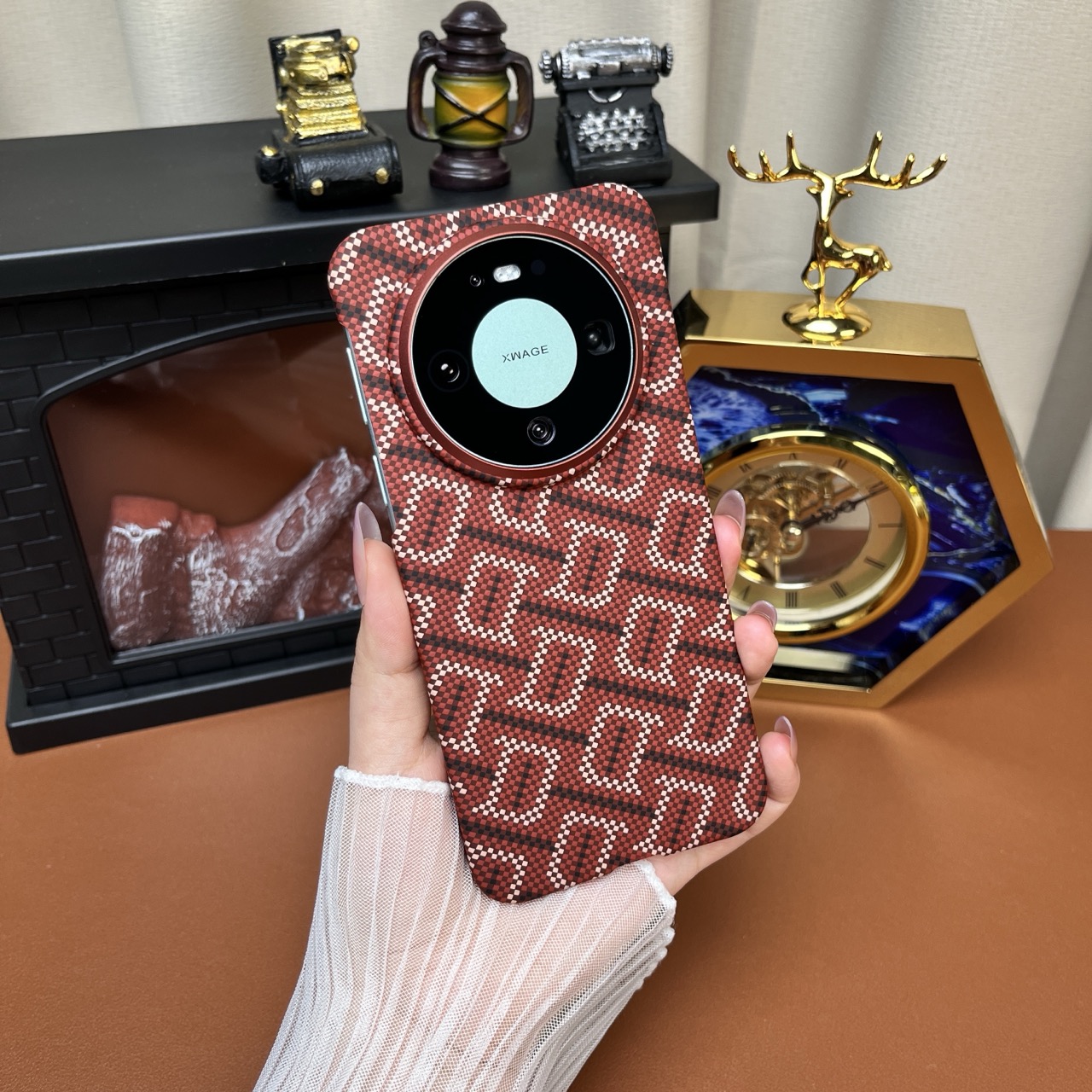 适用华为mate80promax手机壳新款超薄碳钎维磁吸PC硬壳mate80RS亲肤磨砂简约80pro高级感外壳半包防摔保护套