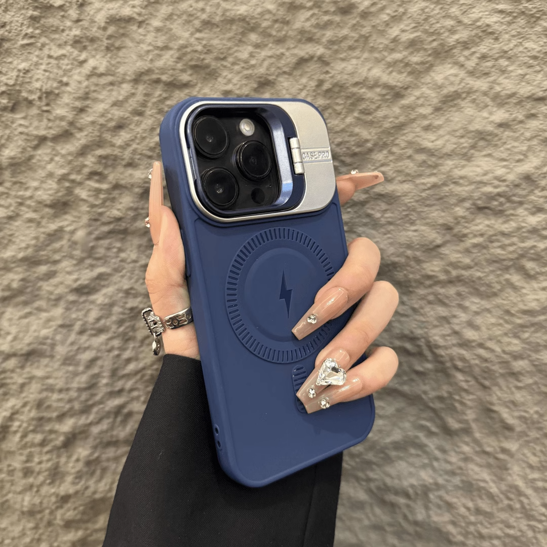 酷图适用苹果16手机壳15软壳14保护套硅胶iphone16promax创意镜头支架15pro高级感纯色13简约男女12新款网红
