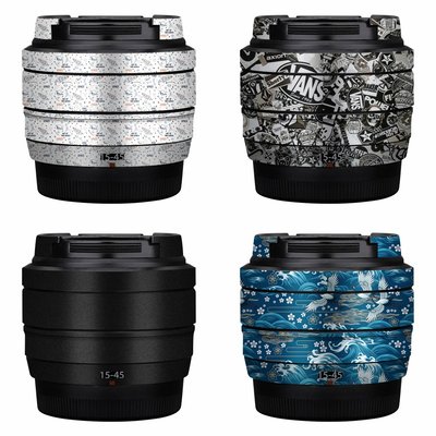 漫步驴适用于富士XC15-45镜头保护贴纸fujifilm1545贴纸磨砂彩色