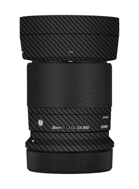 漫步驴适用于适马30F1.4DC DN佳能RF口镜头保护贴膜30 1.4贴纸 3M