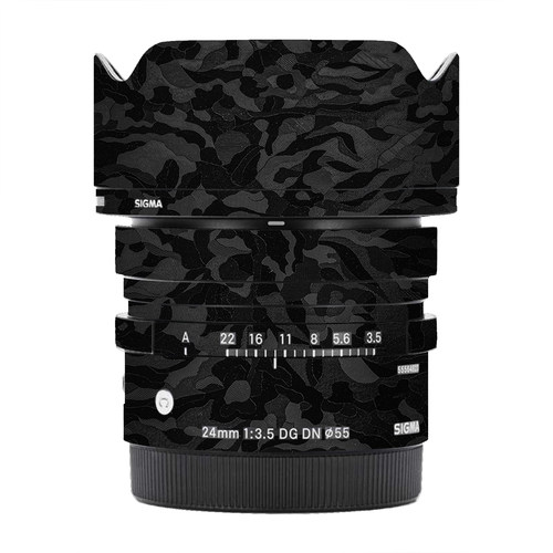 漫步驴适用于适马索尼口24F3.5DG DN镜头磨砂保护贴膜彩色贴纸