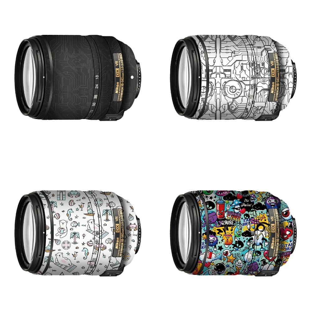 漫步驴适用于尼康AF-S DX18-140mm f/3.5-5.6G ED VR镜头保护贴纸