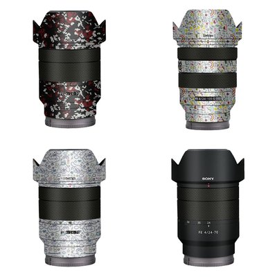 漫步驴适用于索尼FE24-70F4ZA镜头保护贴纸2470贴纸改色膜3M全包