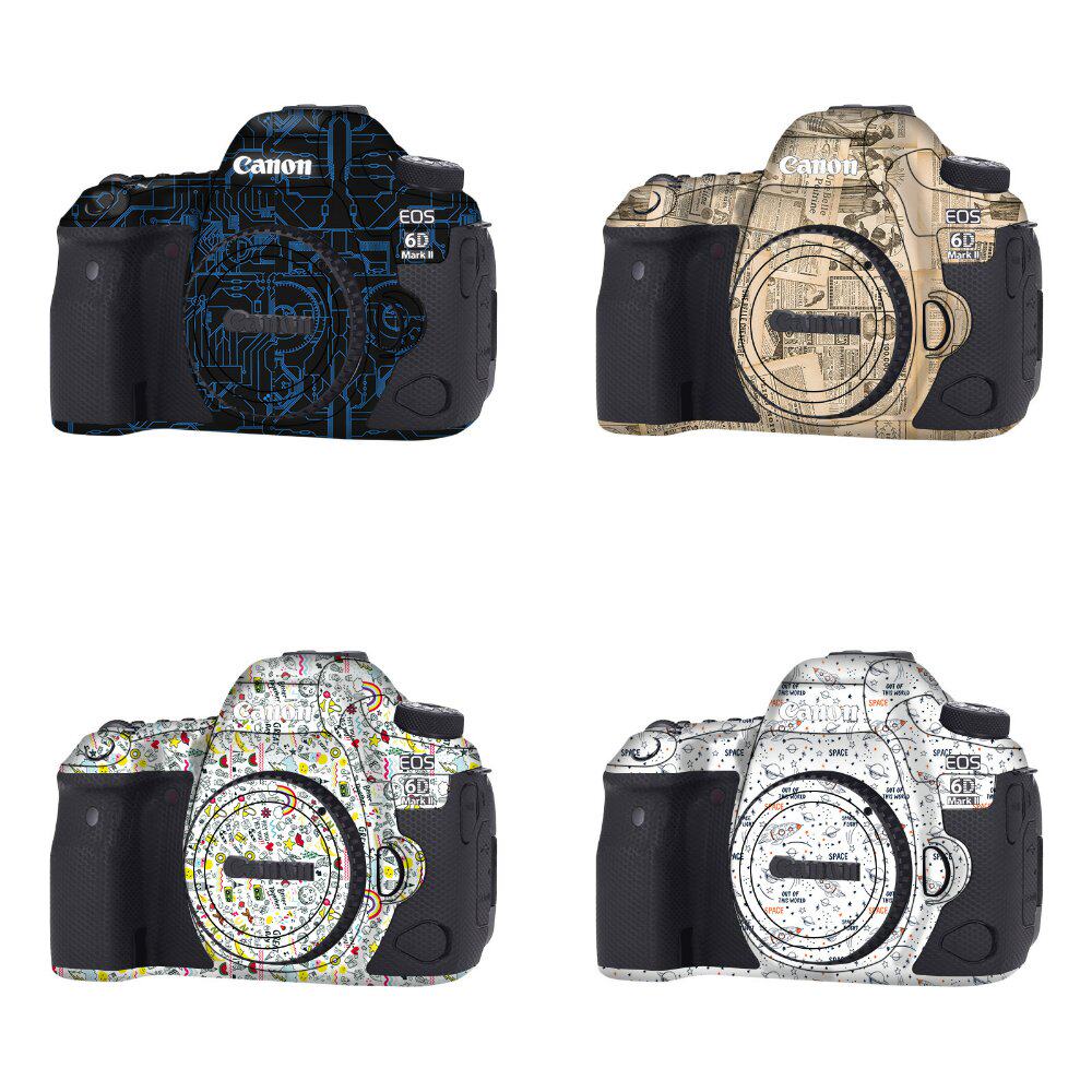 适用于佳能EOS 6D2机身贴膜 6D Mark II相机保护贴纸贴全包3M贴皮