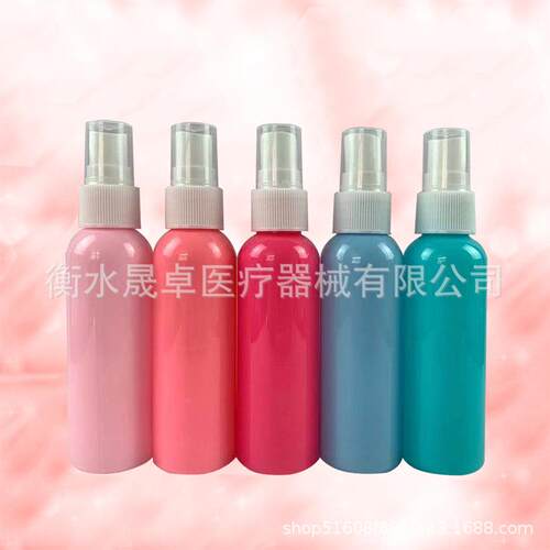 彩色喷瓶 60ml/喷雾瓶小喷壶化喷香水妆分装塑瓶透明pSLYet料瓶