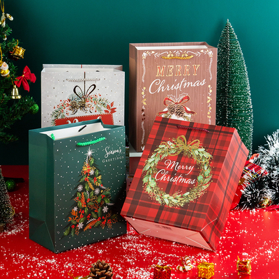 纸堇满额包邮圣诞加大号手提袋