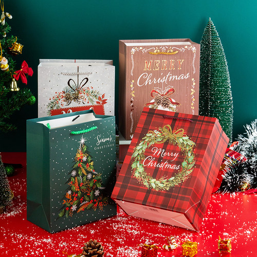 纸堇满额包邮圣诞加大号手提袋