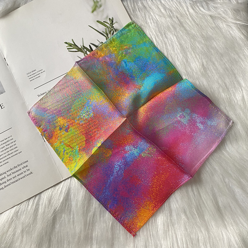 手帕桑蚕丝100%洋纺方巾