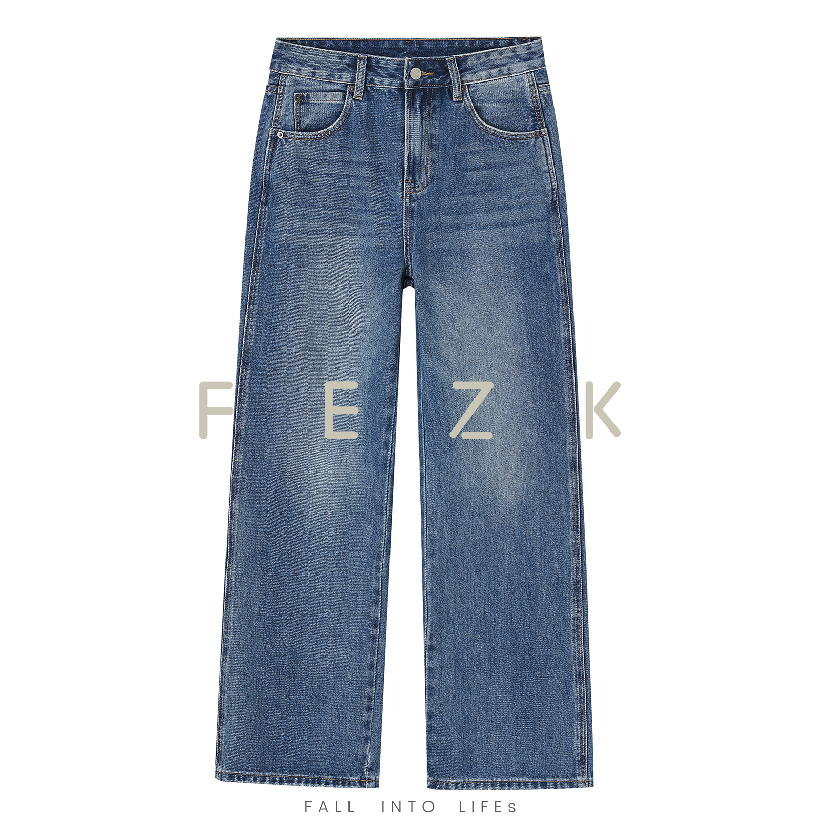 双明线设计侧缝FEZK舒适压皱3D