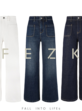 FEZK Zephyr•360°均弹双贴袋立体/高腰版型 设计师款筒喇裤FH36
