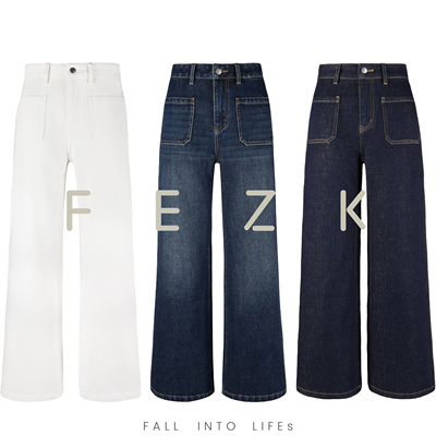 FEZK Zephyr•360°均弹双贴袋立体/高腰版型 设计师款筒喇裤FH36