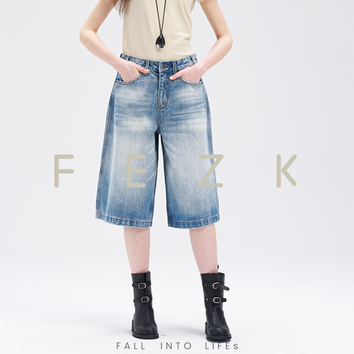 FEZK Freedom•轻盈柔软凉感棉 高包容性设计版型宽松6分裤FL619