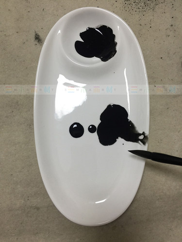 调色盘陶瓷调色盘陶瓷盘包邮