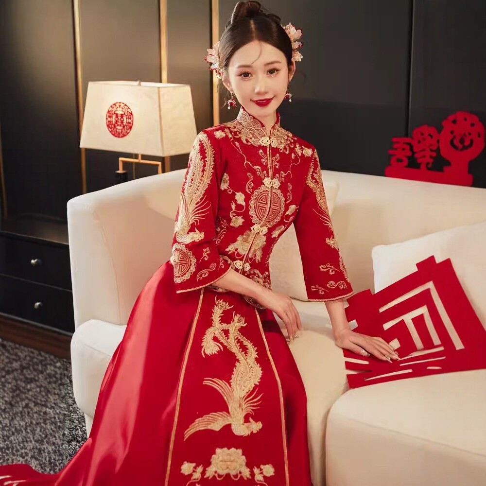 2025夏季龙凤褂秀禾服出阁婚服