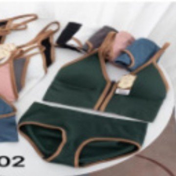 新品美背拉链运动外穿打底文胸吊带跨境无缝内裤套装夏季