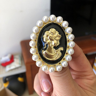 经典卡梅奥胸针女欧式复古小众大衣外套西服别针饰品