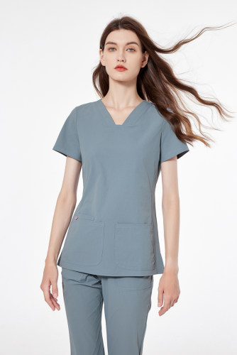 高弹防水泼女洗手衣刷手服玫绮格