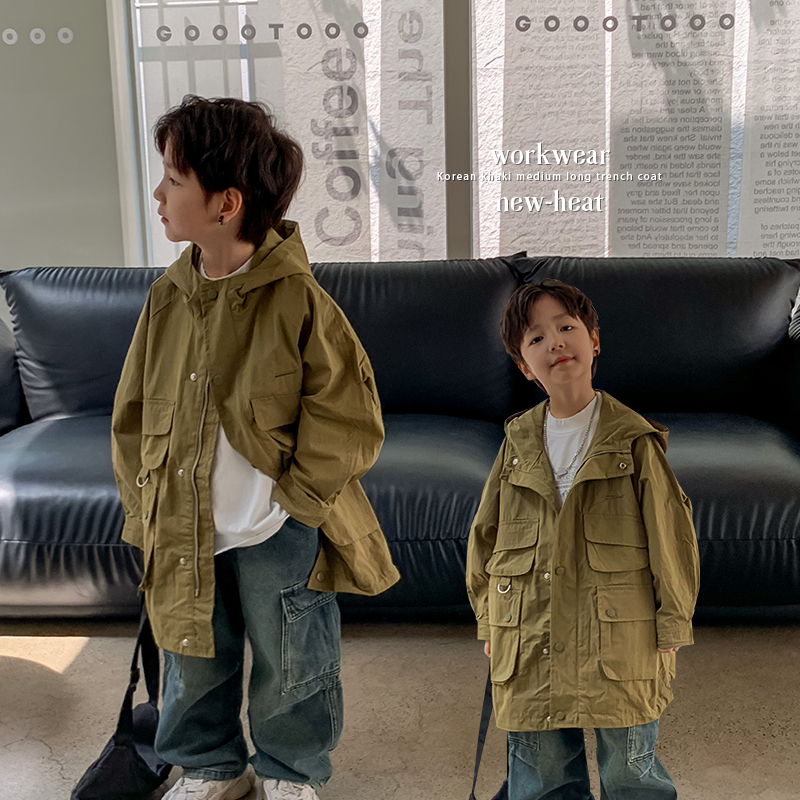 薄款连帽风衣外套韩系防风