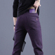 潮牌九分裤 意大利高端紫色牛仔裤 小脚休闲裤 春秋新款 男士 弹力修身
