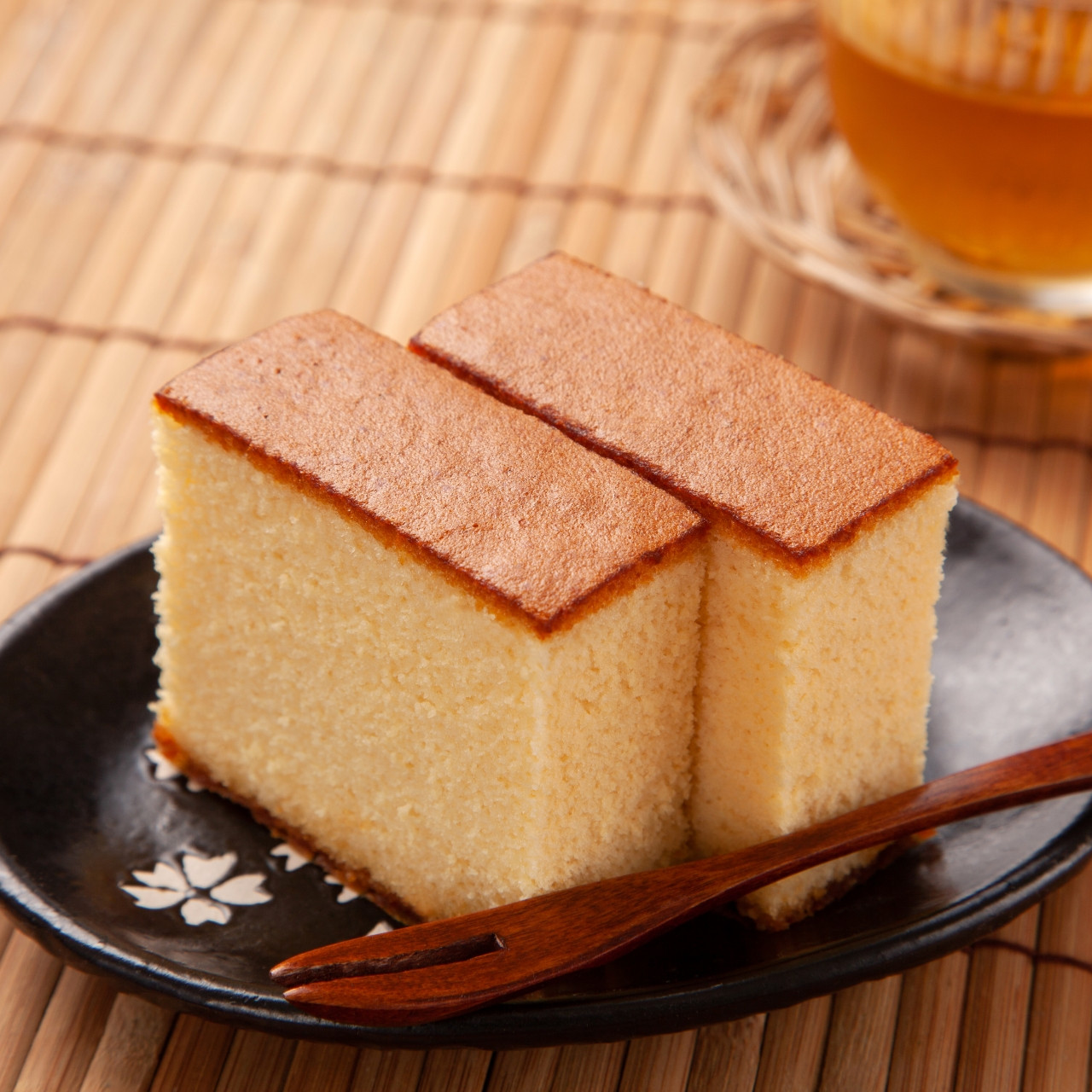 【现货】日本零食 日本长崎老铺 和泉屋 抹茶蜂蜜海绵蛋糕10切入