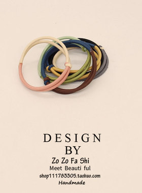 头绳女2026新款网红扎头发皮筋发圈韩国简约基础高弹力耐用皮套女