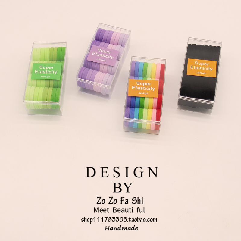 儿童橡皮筋女童扎头发毛巾圈